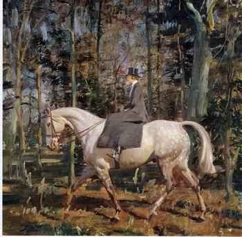unknow artist Classical hunting fox, Equestrian and Beautiful Horses, 092. France oil painting art